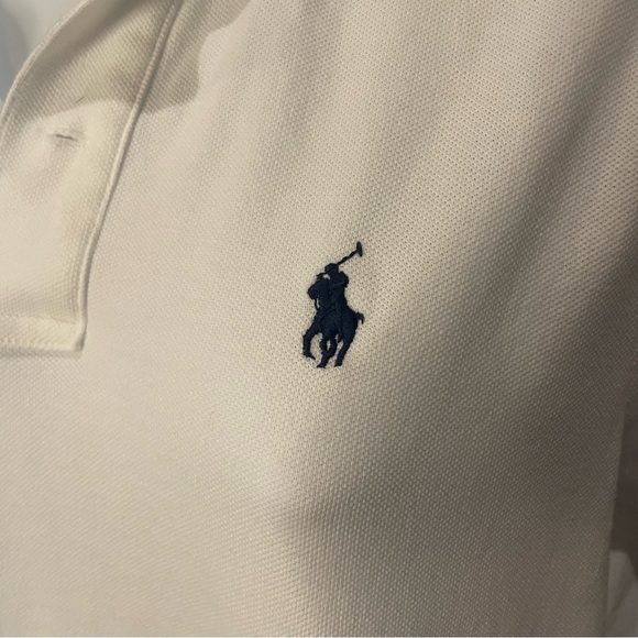 Ralph Lauren White Polo Mini Dress with Short Sleeves - Picture 2 of 6